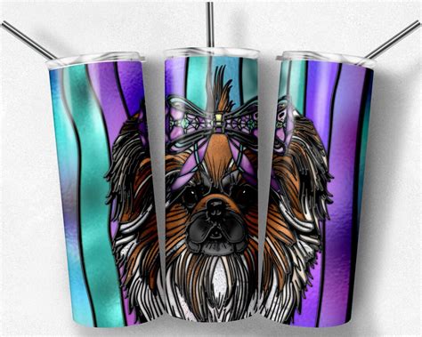 pekenese tumbler wraps etsy